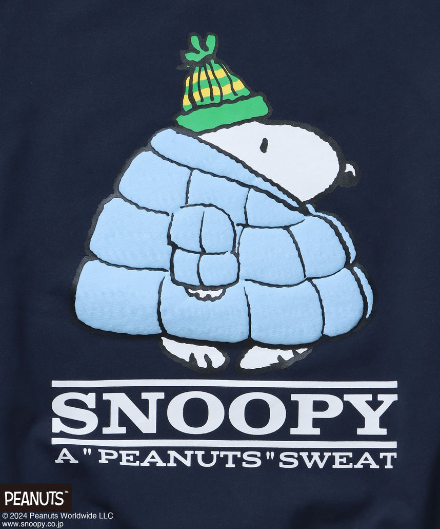 TP PUFFER SNOOPY C/N SWEAT / OLD オーバーサイズ 裏起毛 シティガール シティボーイ ノームコア ワイドシルエット ネイビー