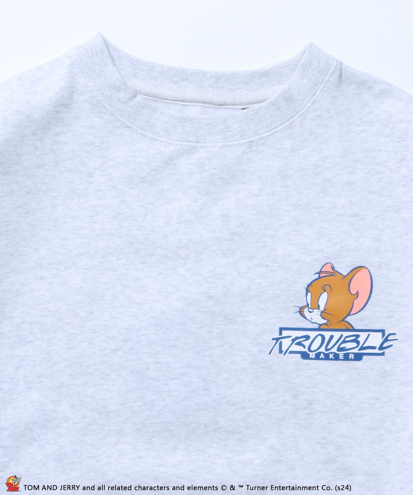 TJ GRAFFITI S/S TEE / TOM ＆ JERRY トムジェリ クルーネック スウェット オーバーサイズ アッシュグレー