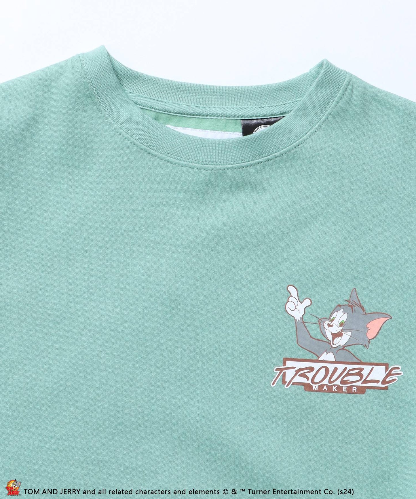 TJ GRAFFITI S/S TEE / TOM ＆ JERRY トムジェリ クルーネック スウェット オーバーサイズ グリーン