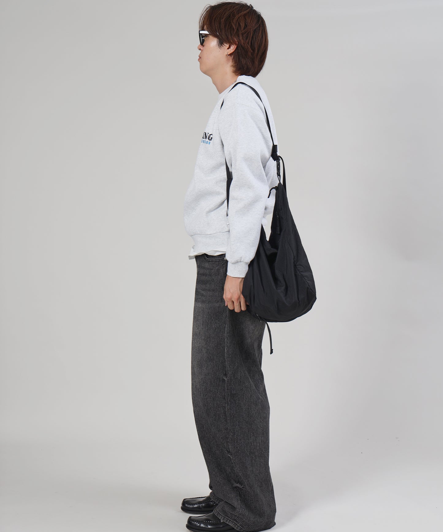 モデル：H163 Size : M アッシュグレー