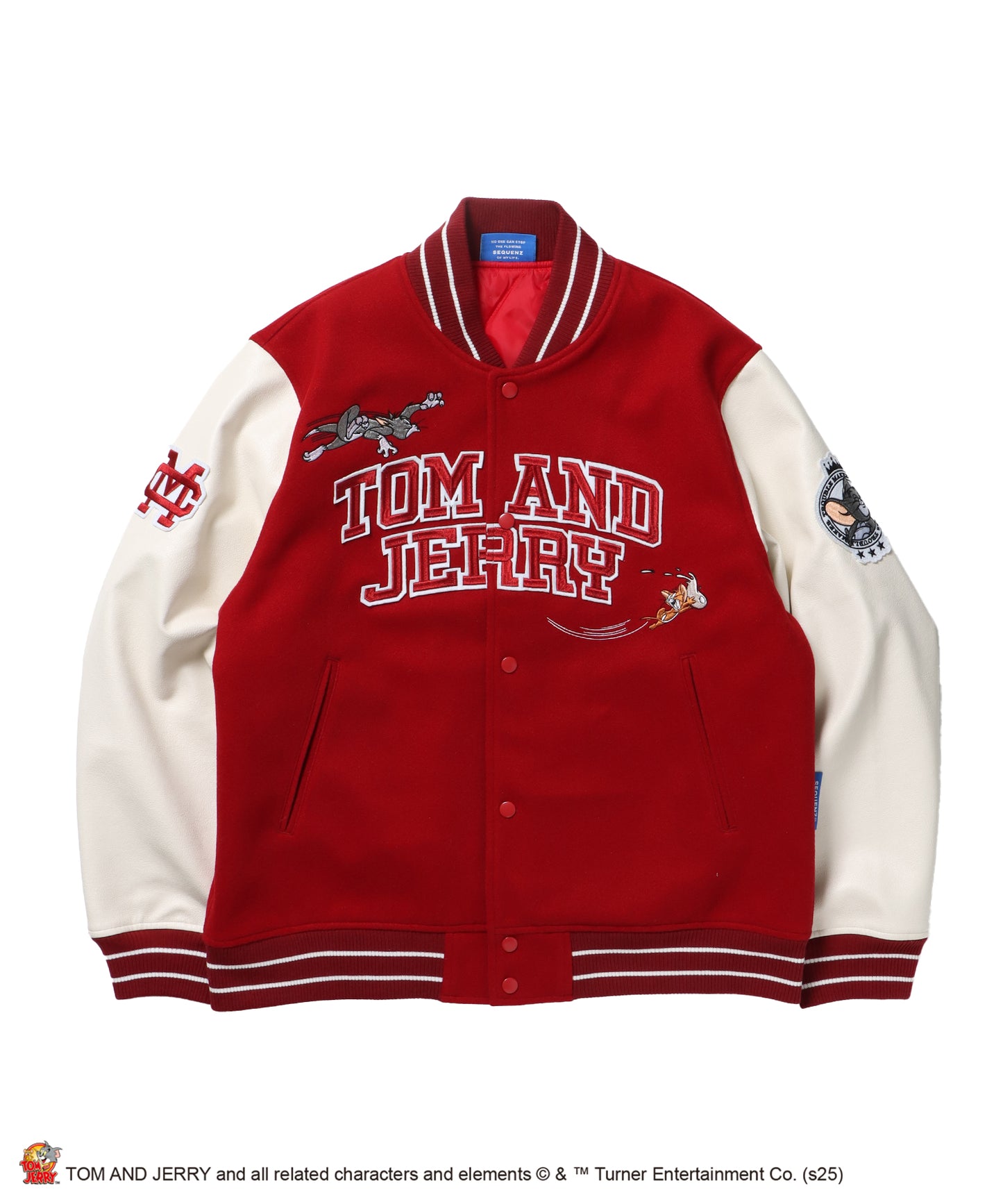 TJ 2025 STADIUM JACKET / オーバーサイズ ビッグシルエット 刺繍 アウター ジャケット レッド