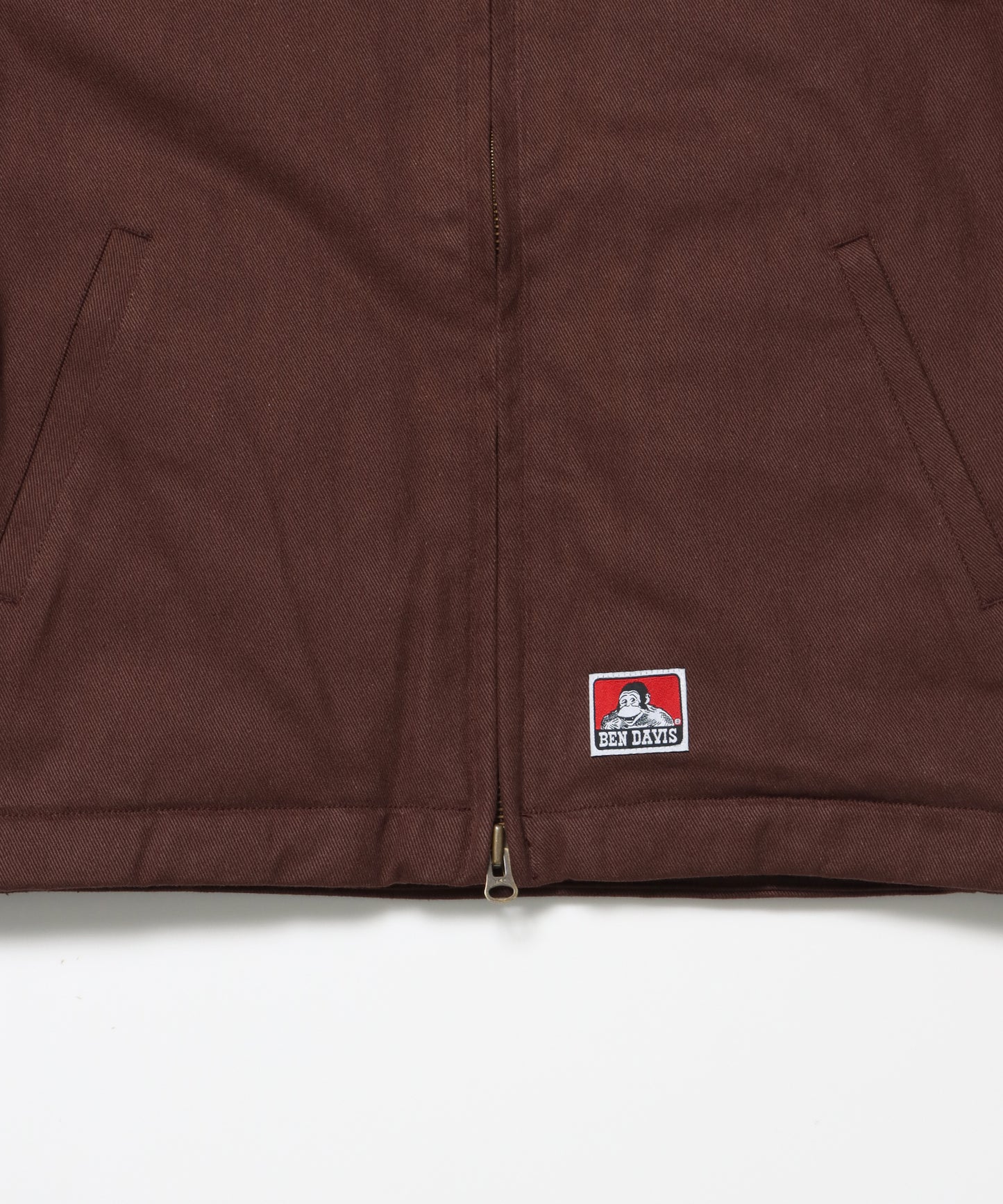 PADDED EISENHOWER JACKET / オーバーサイズ ビッグシルエット ジャケット アウター 中綿 ジップ ブラウン