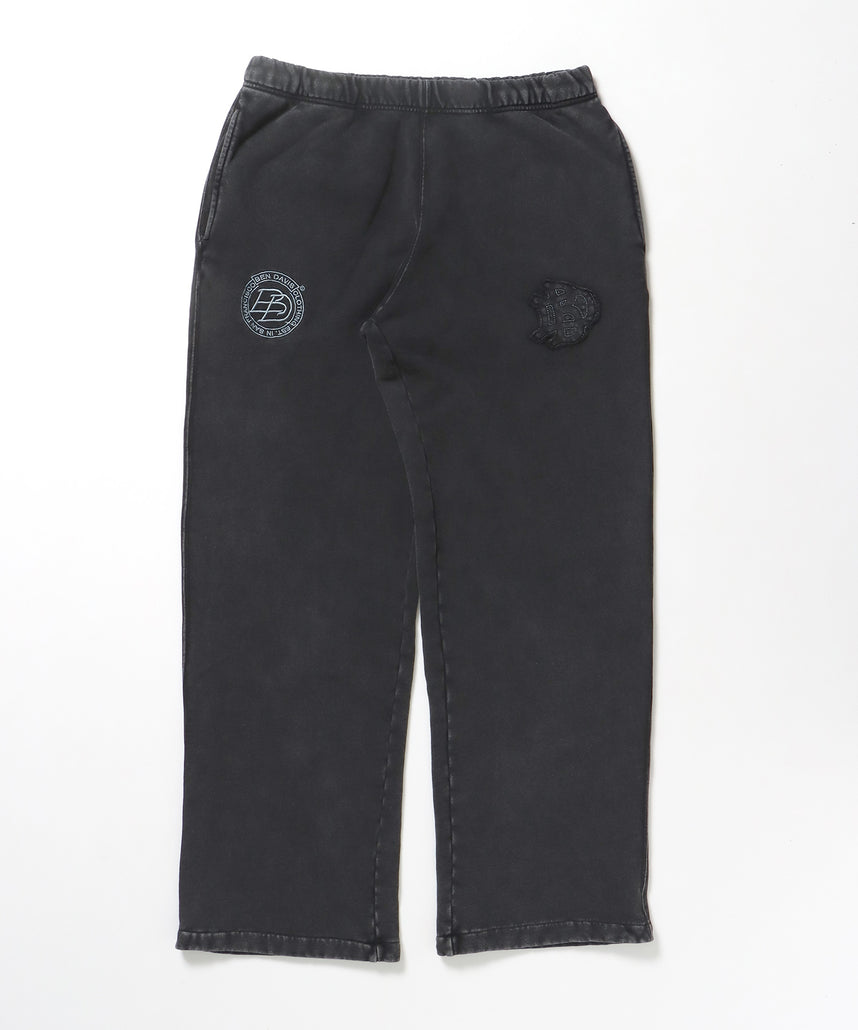 FADED WIDE SWEATPANTS / スウェットパンツ フェード ドローコード ワイド 裏毛 ≪SET UP着用可能≫ ブラック