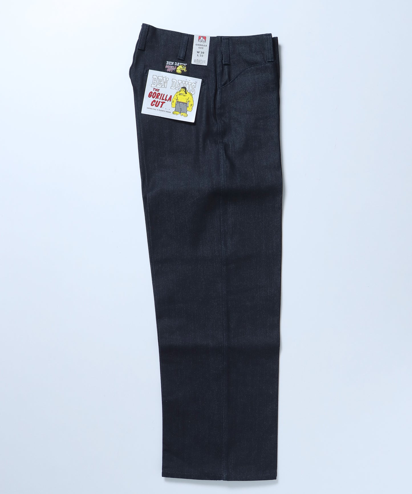 USA GORILLA CUT DENIM PANTS / ゴリラカット 12oz デニム エクストラワイドパンツ  センタープレス フリスコ メキシコ産 ネイビー