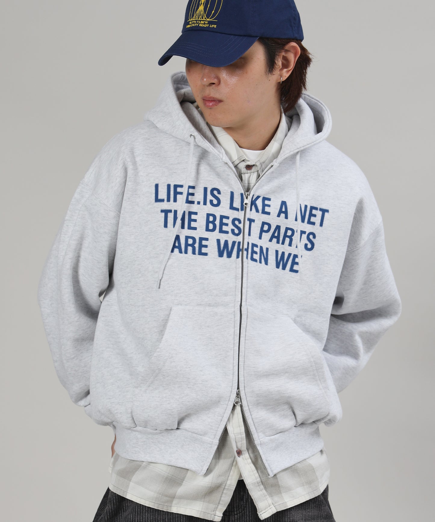 モデル：H178 Size : M アッシュグレー