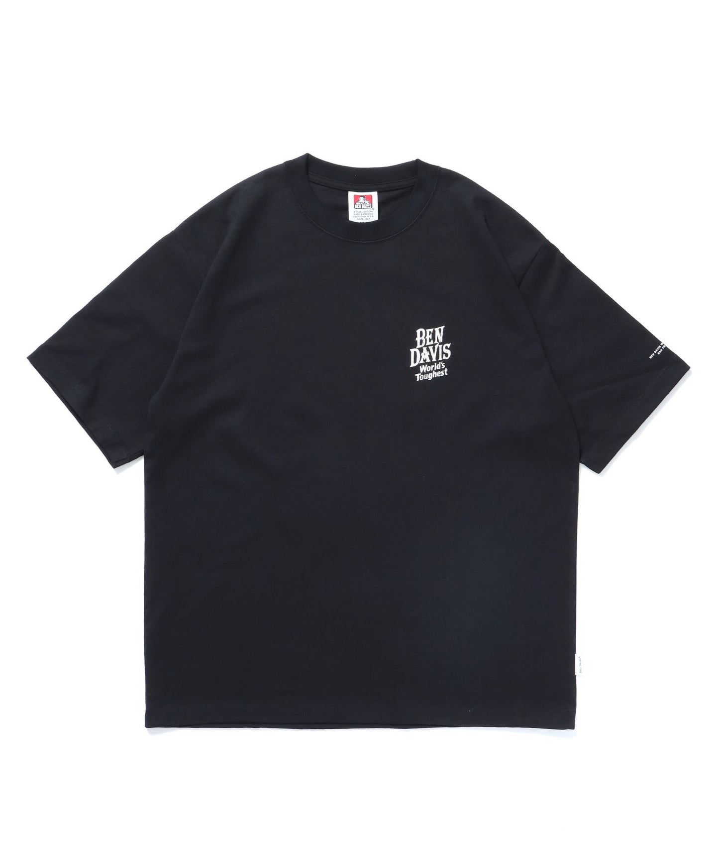 【BEN DAVIS（ベンデイビス）】CLASSIC LOGO TEE / Tシャツ 半袖 クルーネック オーバーサイズ ブラック