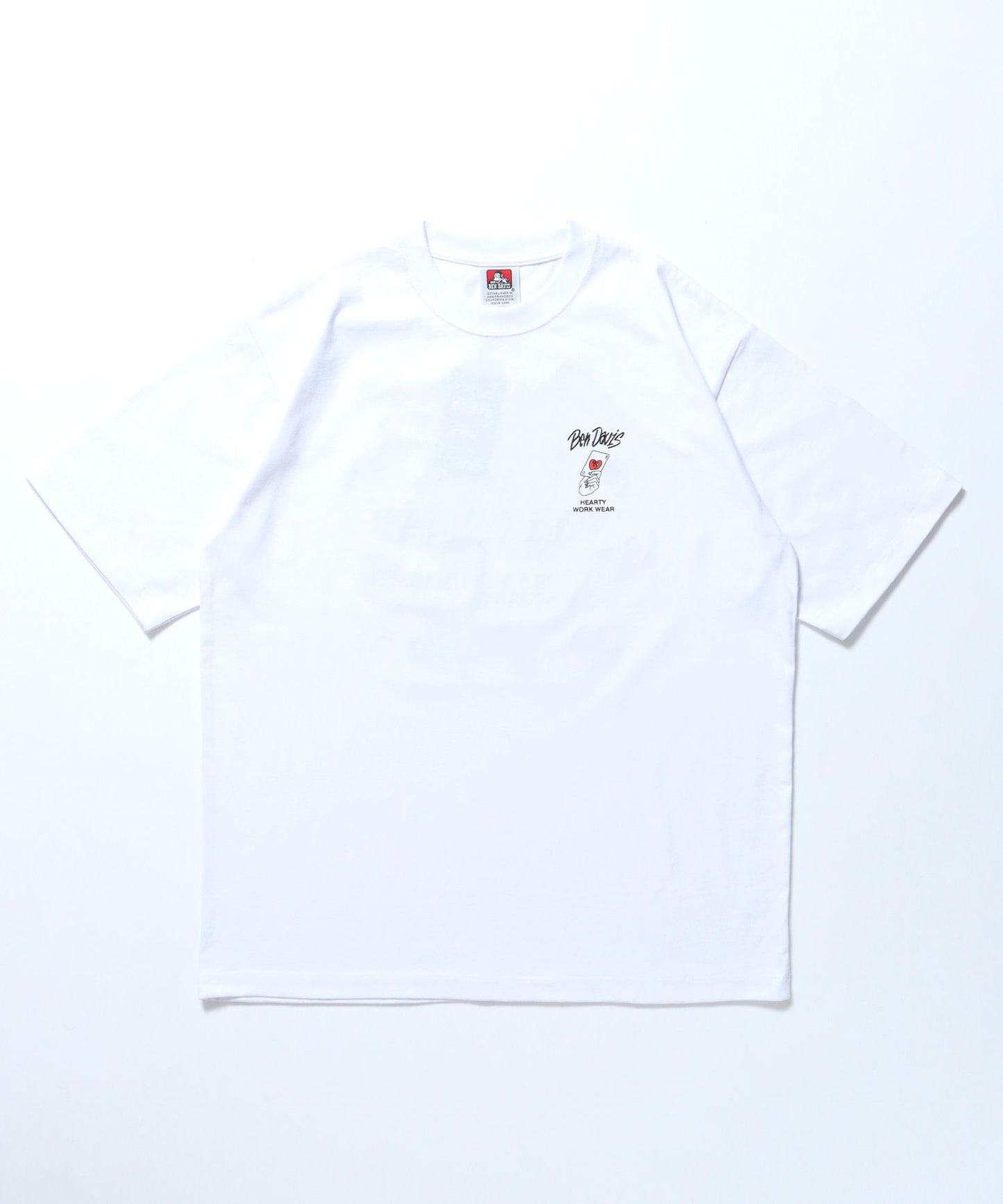 【BEN DAVIS（ベンデイビス）】GRATEFUL TEE / Tシャツ 半袖 クルーネック オーバーサイズ ホワイト