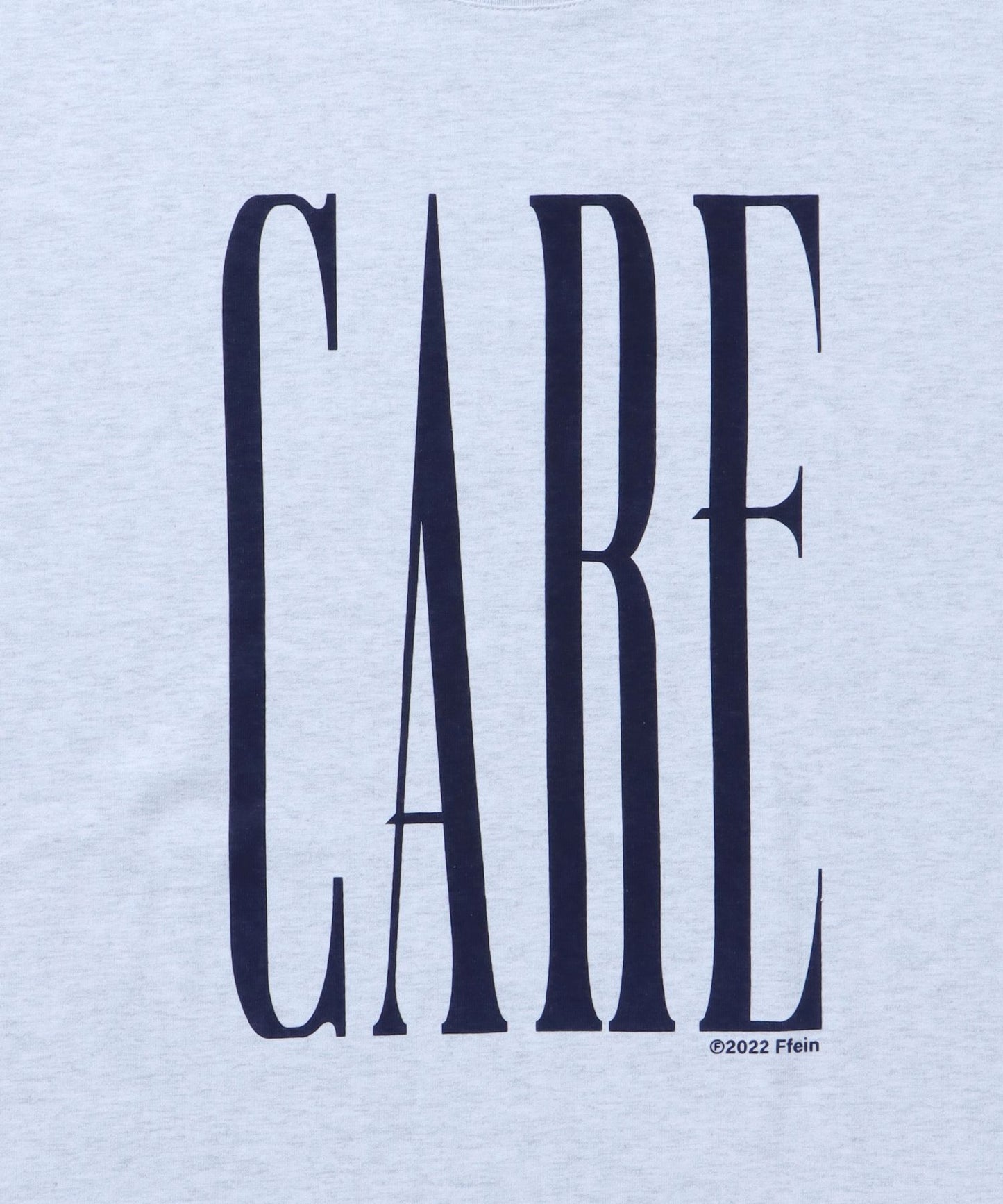 英字デザインショート丈Tシャツ / Tシャツ 短丈 クルーネック 半袖 ショート丈 アッシュグレー