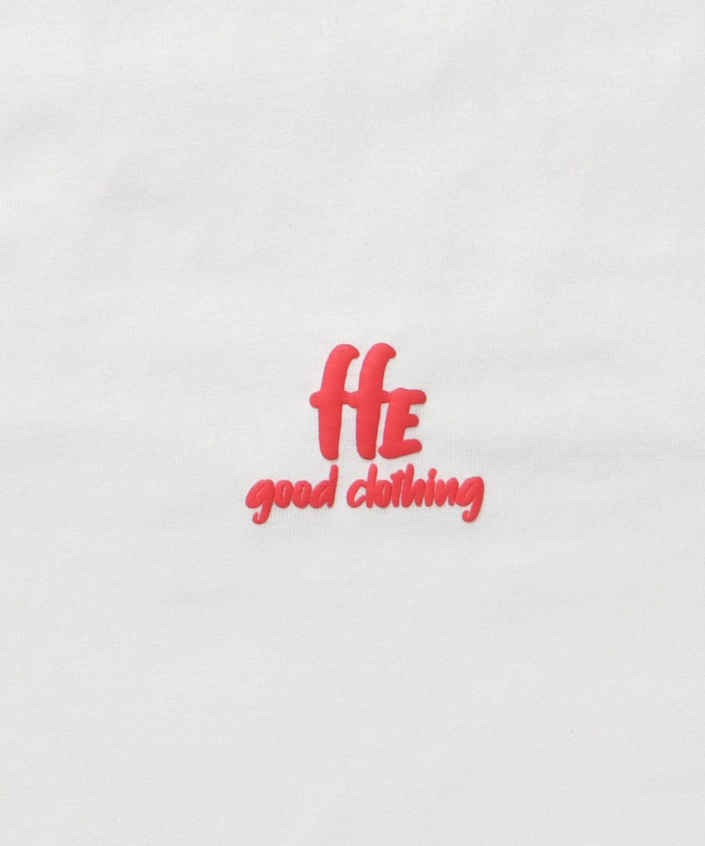 手書きロゴショート丈Tシャツ / Tシャツ 短丈 クルーネック 半袖 ショート丈 アイボリー