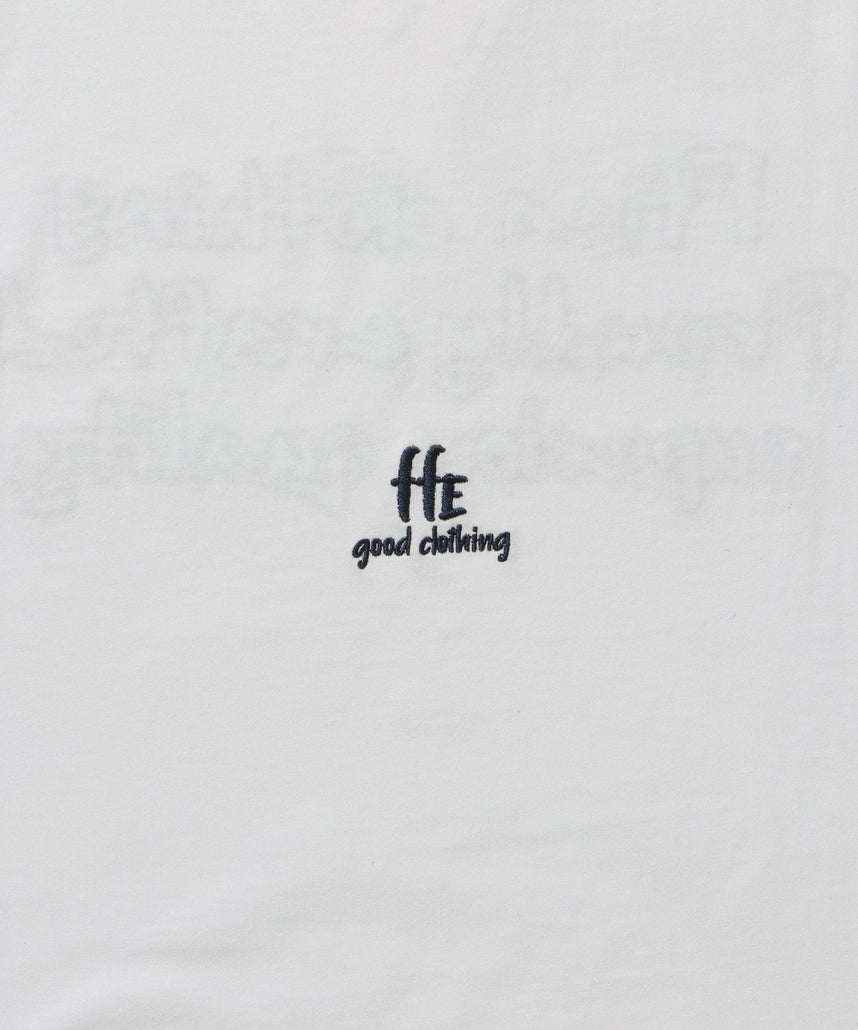 手書きロゴショート丈Tシャツ / Tシャツ クルーネック 半袖 プリント 手書きロゴ【短丈】 柄80