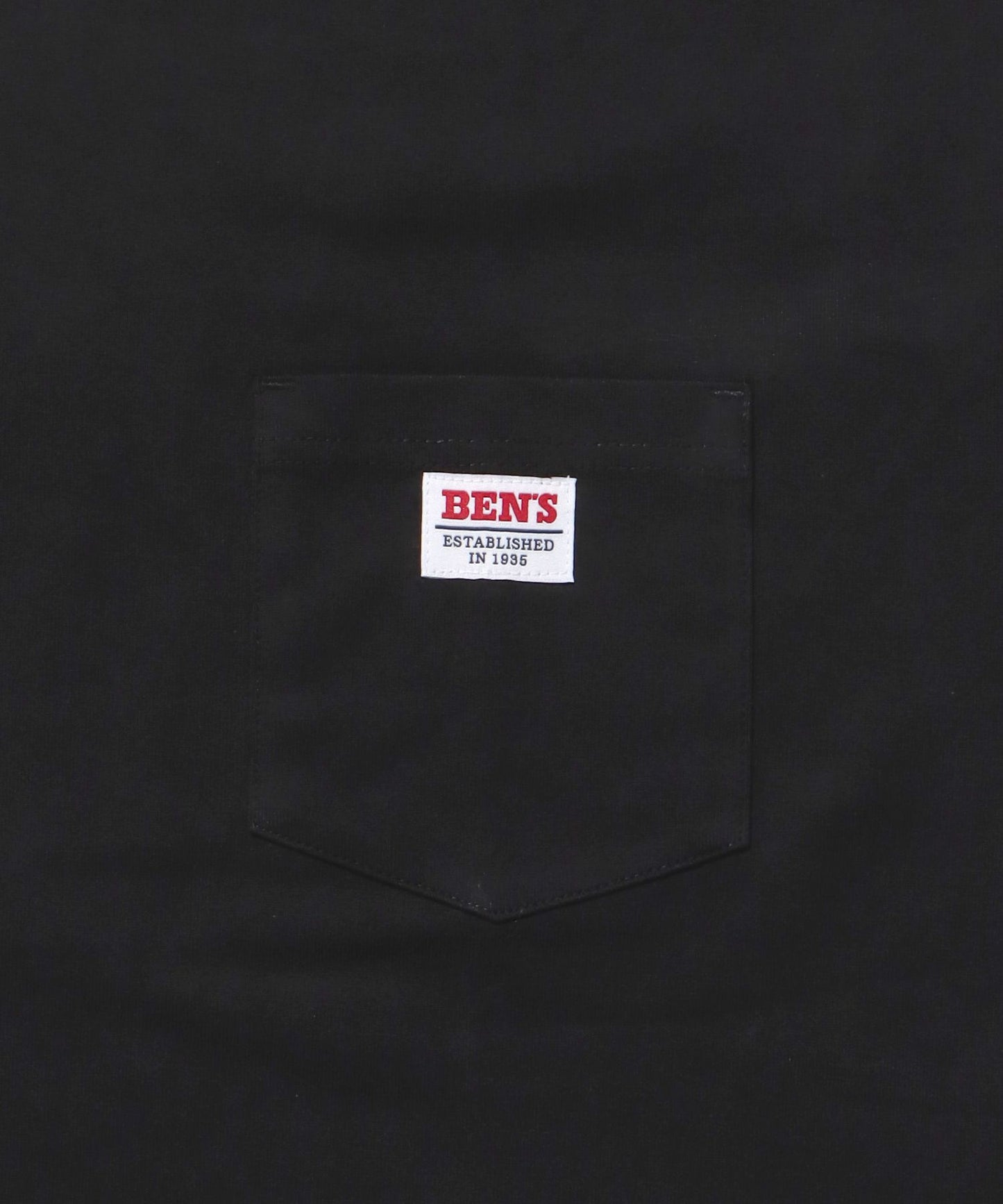 BIG POCKET TEE ZF / ポケット 半袖 ワンポイント ワイドシルエット ヘビーウエイト クルーネック ブラック