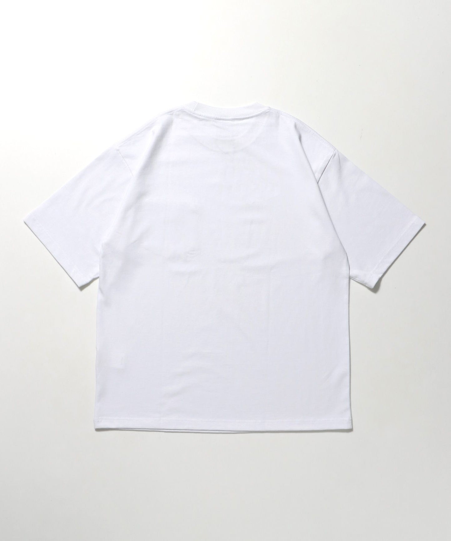 BIG POCKET TEE ZF / ポケット 半袖 ワンポイント ワイドシルエット ヘビーウエイト クルーネック ホワイト
