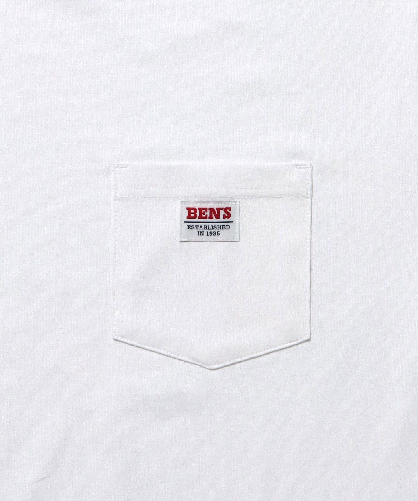 BIG POCKET TEE ZF / ポケット 半袖 ワンポイント ワイドシルエット ヘビーウエイト クルーネック ホワイト