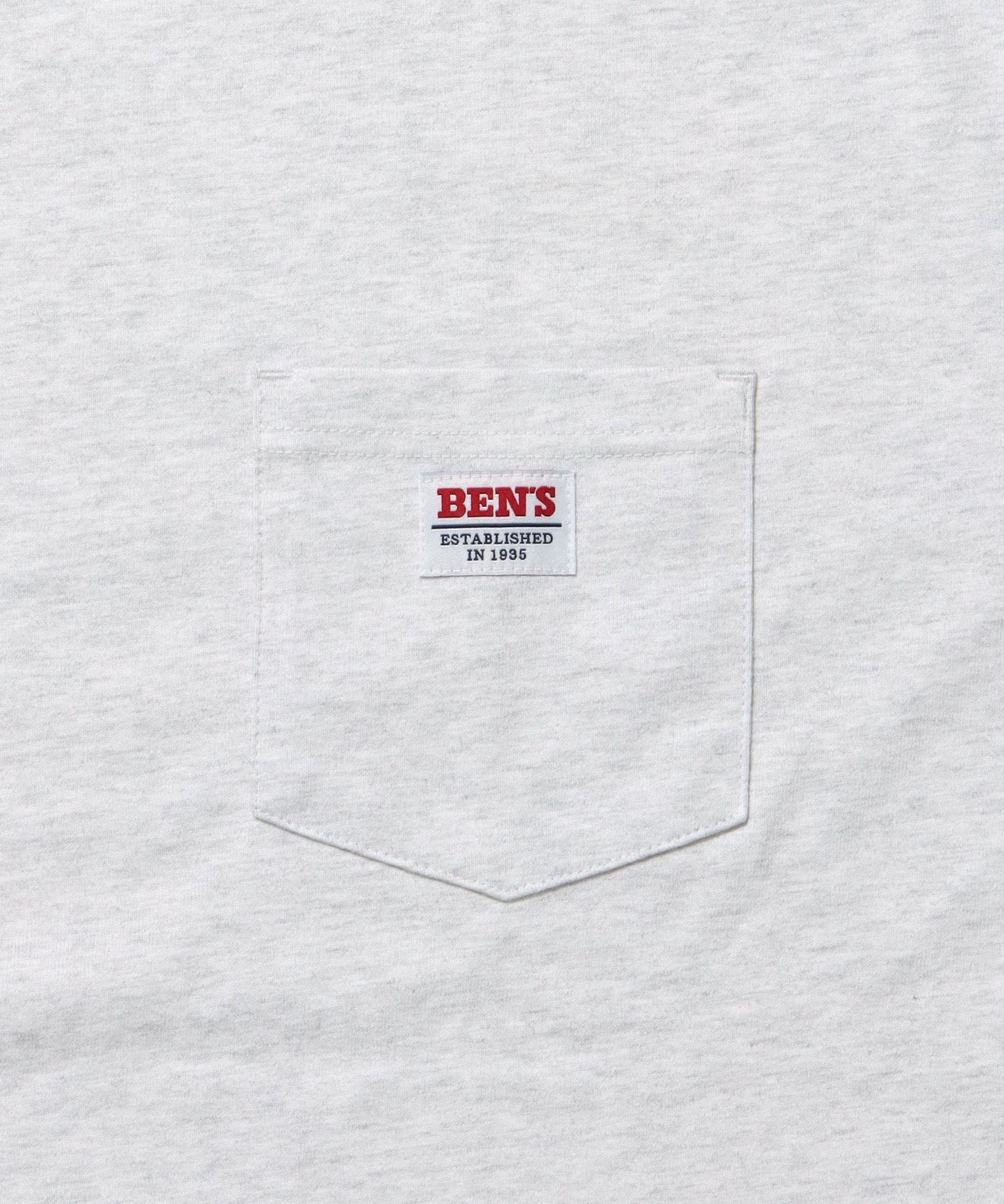 BIG POCKET TEE ZF / ポケット 半袖 ワンポイント ワイドシルエット ヘビーウエイト クルーネック アッシュグレー