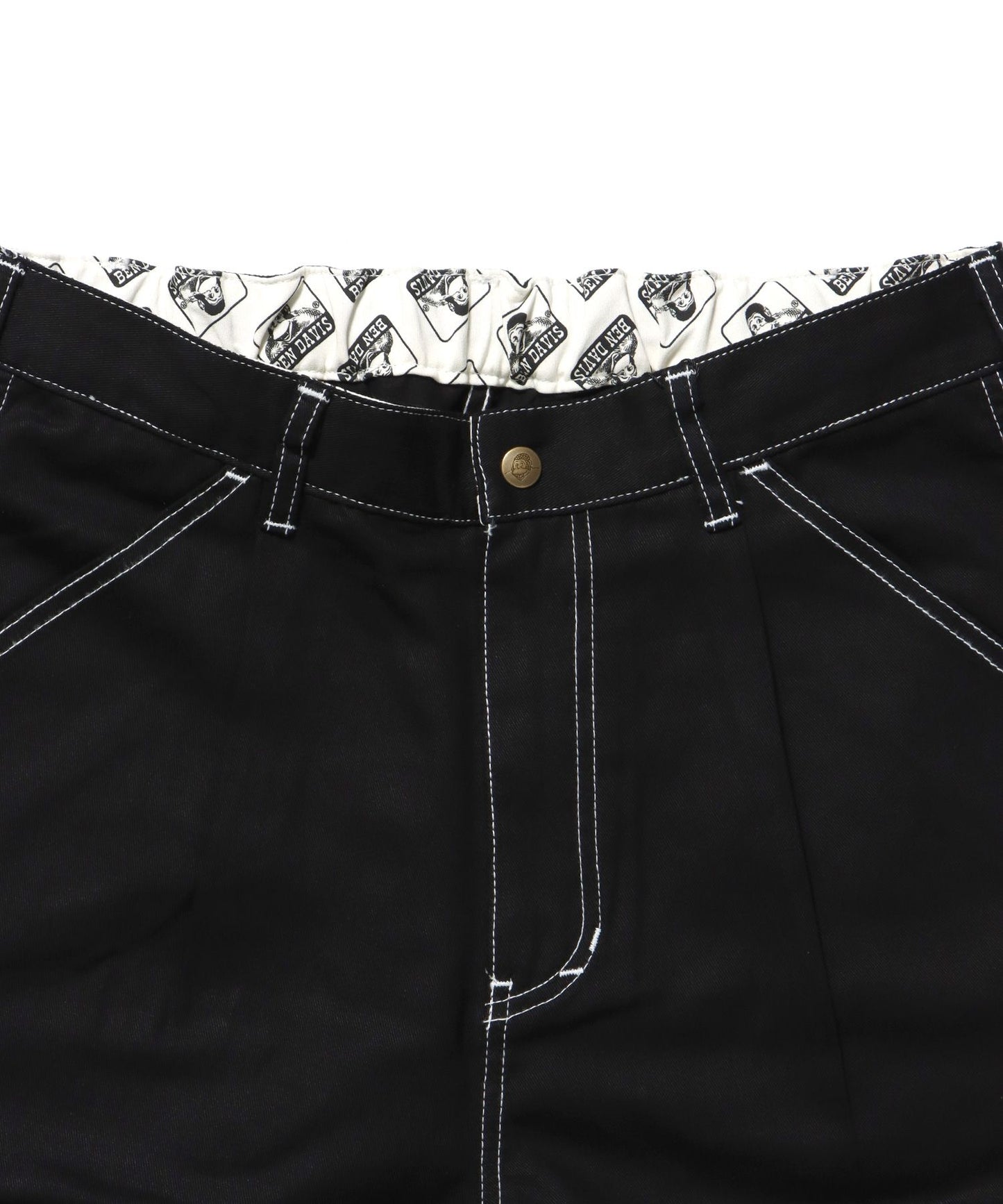 ACTIVEWORKPANTS Z5 / ベンズ アクティブワークパンツ テーパード シェフパンツ ブラック