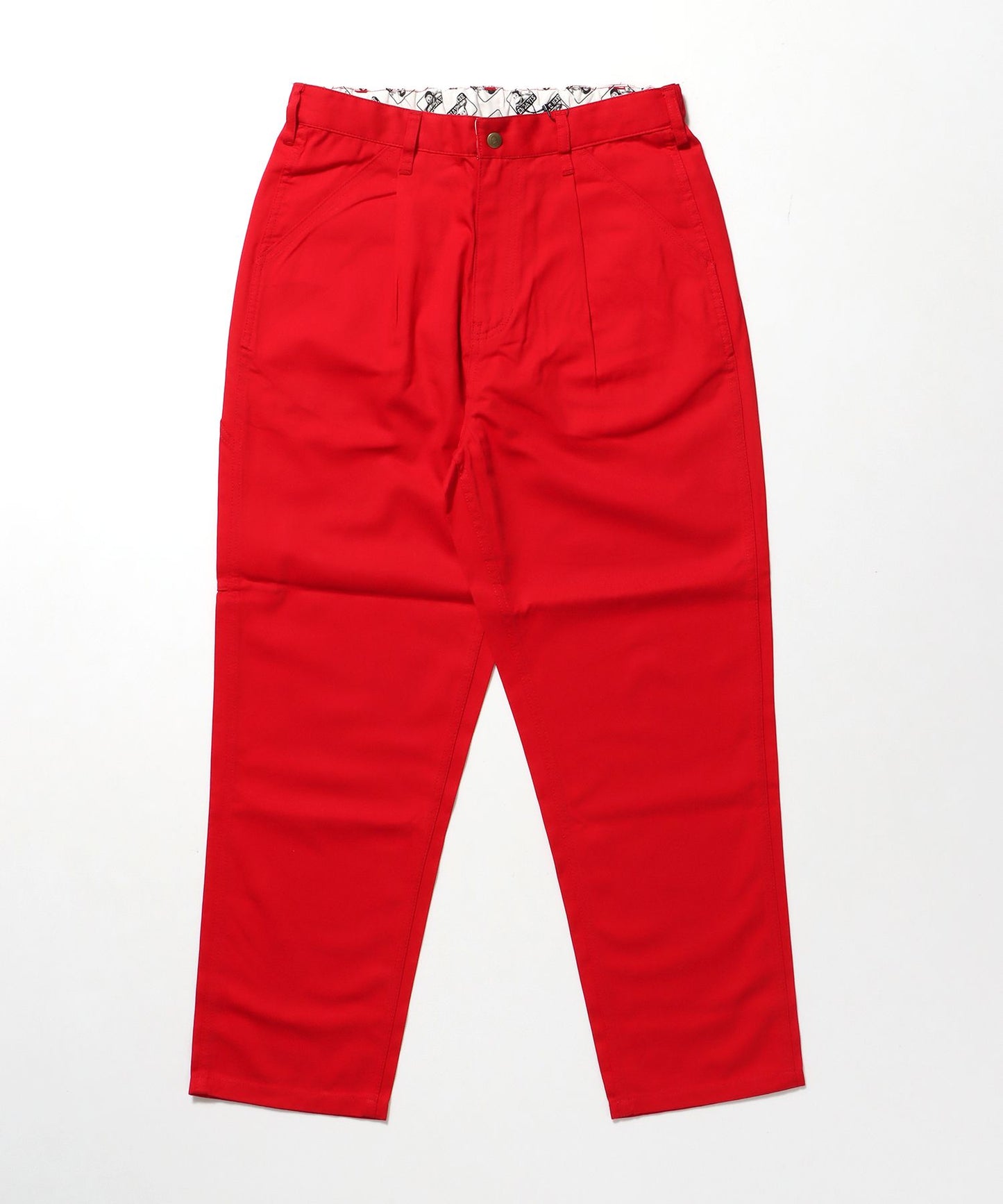 【BEN DAVIS（ベンデイビス）】ACTIVEWORKPANTS Z5 / ベンズ アクティブワークパンツ テーパード シェフパンツ レッド