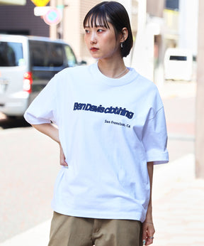 LETTERED CROPPED TEE NV / Tシャツ 短丈 クルーネック 半袖 ホワイト