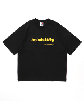 LETTERED CROPPED TEE NV / Tシャツ 短丈 クルーネック 半袖 ブラック