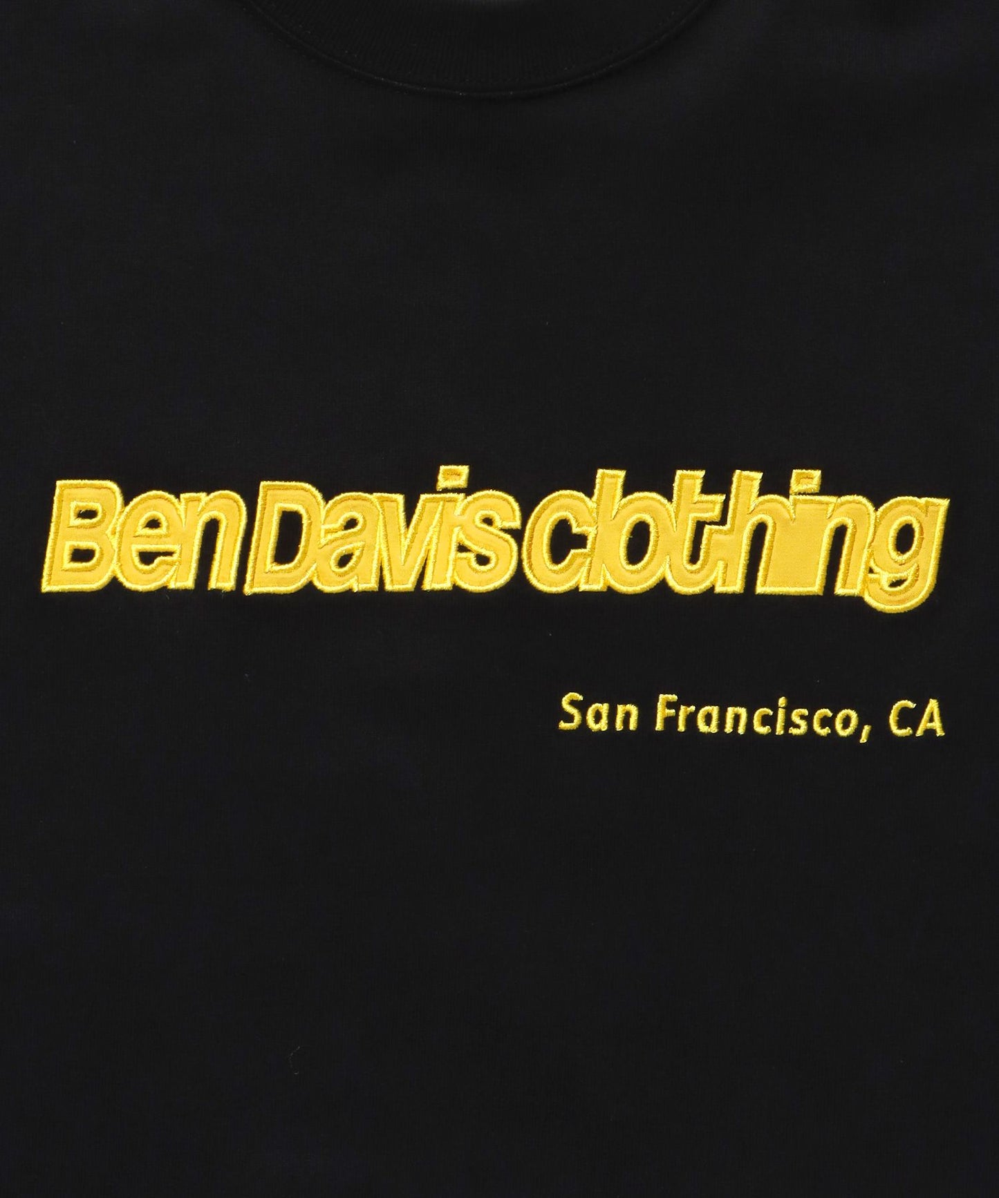 LETTERED CROPPED TEE NV / Tシャツ 短丈 クルーネック 半袖 ブラック