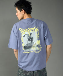 SKATE PHOTO PT S/S TEE / Tシャツ 短丈 クルーネック 半袖 スケーター ラベンダー