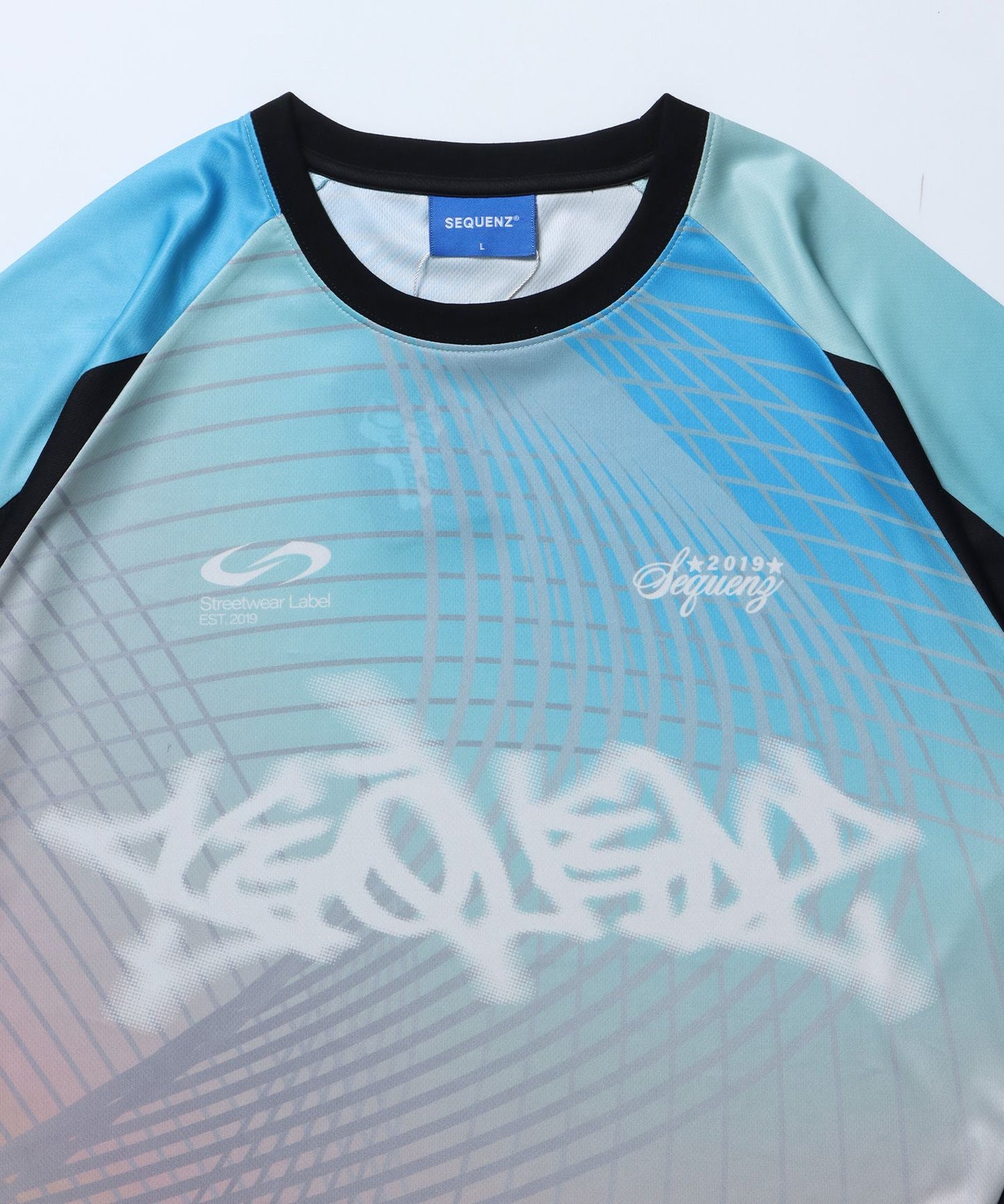 SQNZ CLUB T-SHIRTS / Tシャツ 短丈 クルーネック 半袖 ゲームシャツ ドローコード 柄80