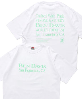 FADED LOGO CROPPED TEE / Tシャツ 半袖 短丈 クルーネック コンパクトサイズ ホワイト