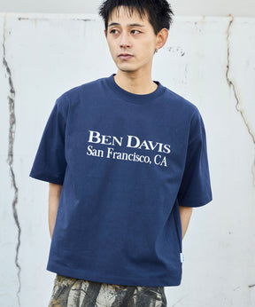 FADED LOGO CROPPED TEE / Tシャツ 半袖 短丈 クルーネック コンパクトサイズ ダークネイビー