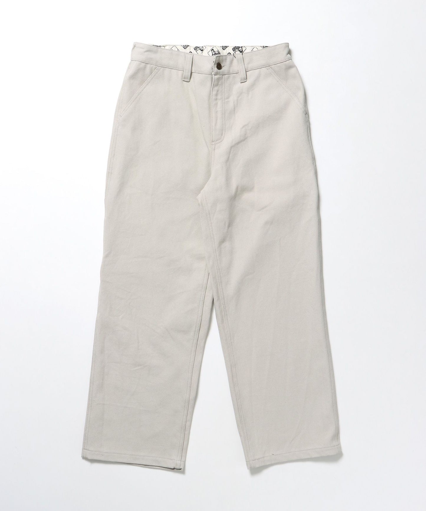 【BEN DAVIS（ベンデイビス）】PAINTER'S PANTS / ペインターパンツ ポケット ワイドストレート アイボリー
