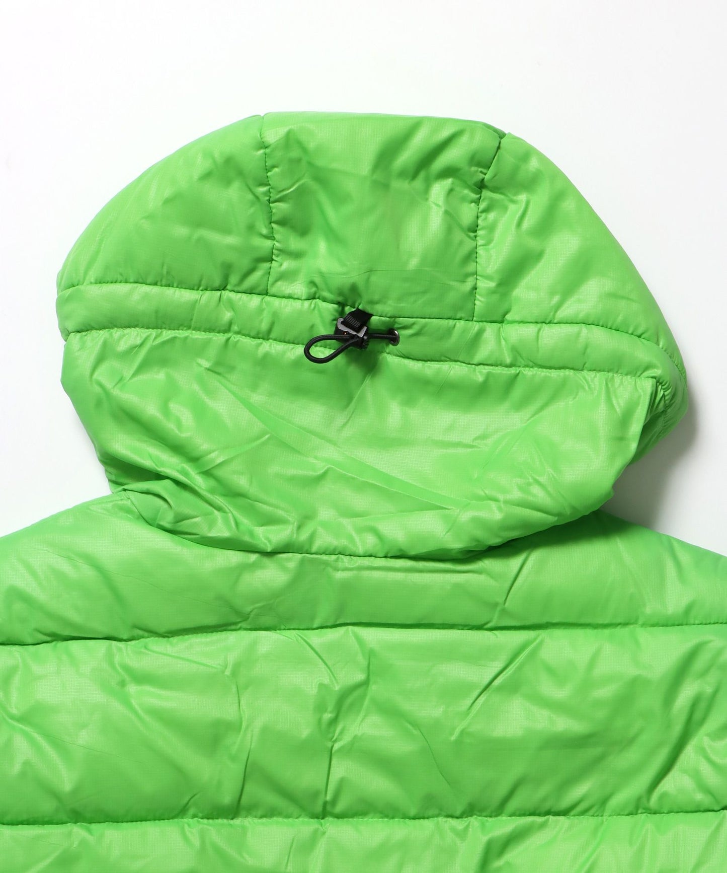 BD HOODED PUFFER JACKET / オーバーサイズ フーディ ジャケット 中綿 ダウン パファー ドローコード ベージュ系