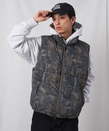 BD PUFFER VEST / ベスト ジャケット 中綿 ダウン パファー 刺繍 ドローコード 柄80