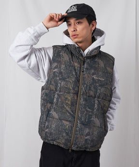 BD PUFFER VEST / ベスト ジャケット 中綿 ダウン パファー 刺繍 ドローコード 柄80