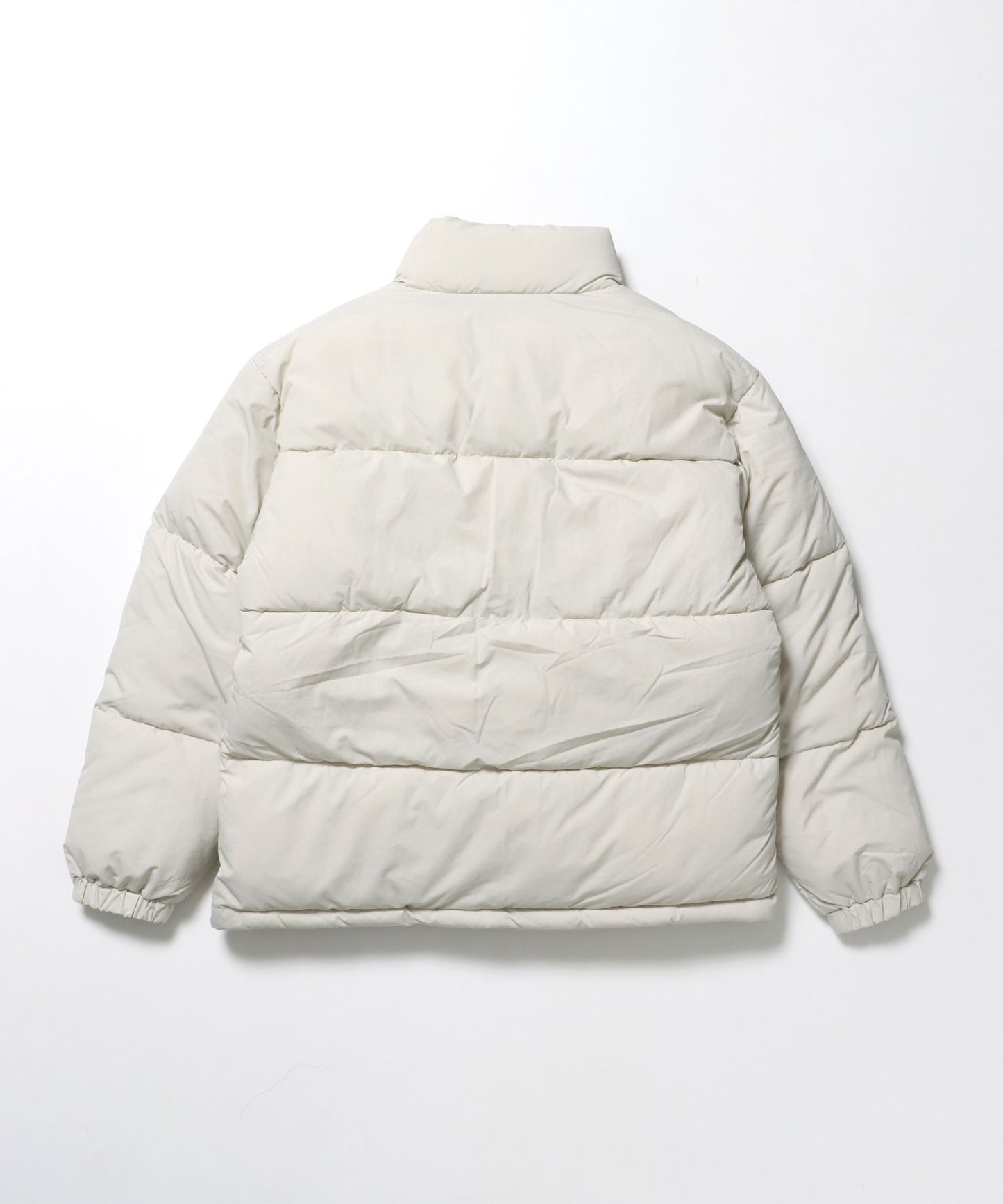 BD PUFFER JACKET / ジャケット 中綿 ダウン パファー ドローコード 刺繍 アイボリー