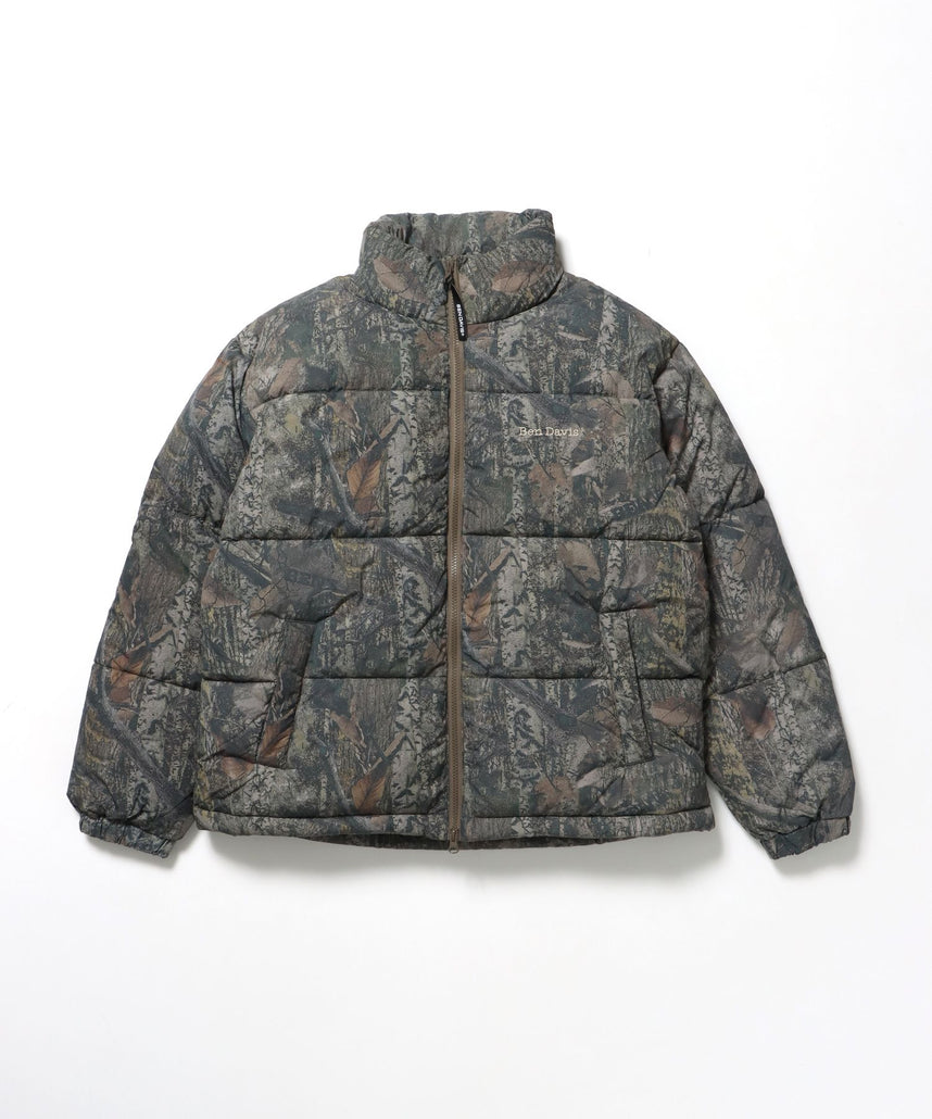 【BEN DAVIS（ベンデイビス）】BD PUFFER JACKET / ジャケット 中綿 ダウン パファー ドローコード 刺繍 柄80
