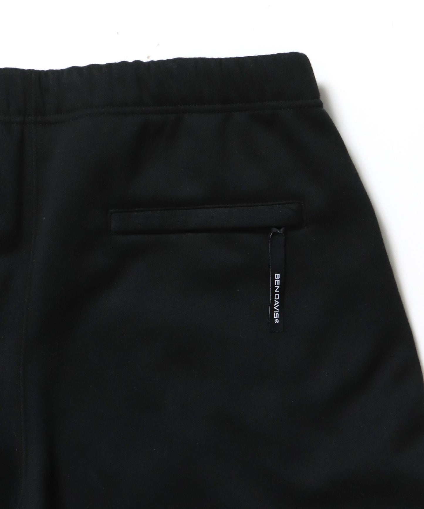 WIDE CURVE SWEAT PANTS / ワイド カーブパンツ スウェットパンツ 裏起毛 ドローコード 刺繍 ブラック