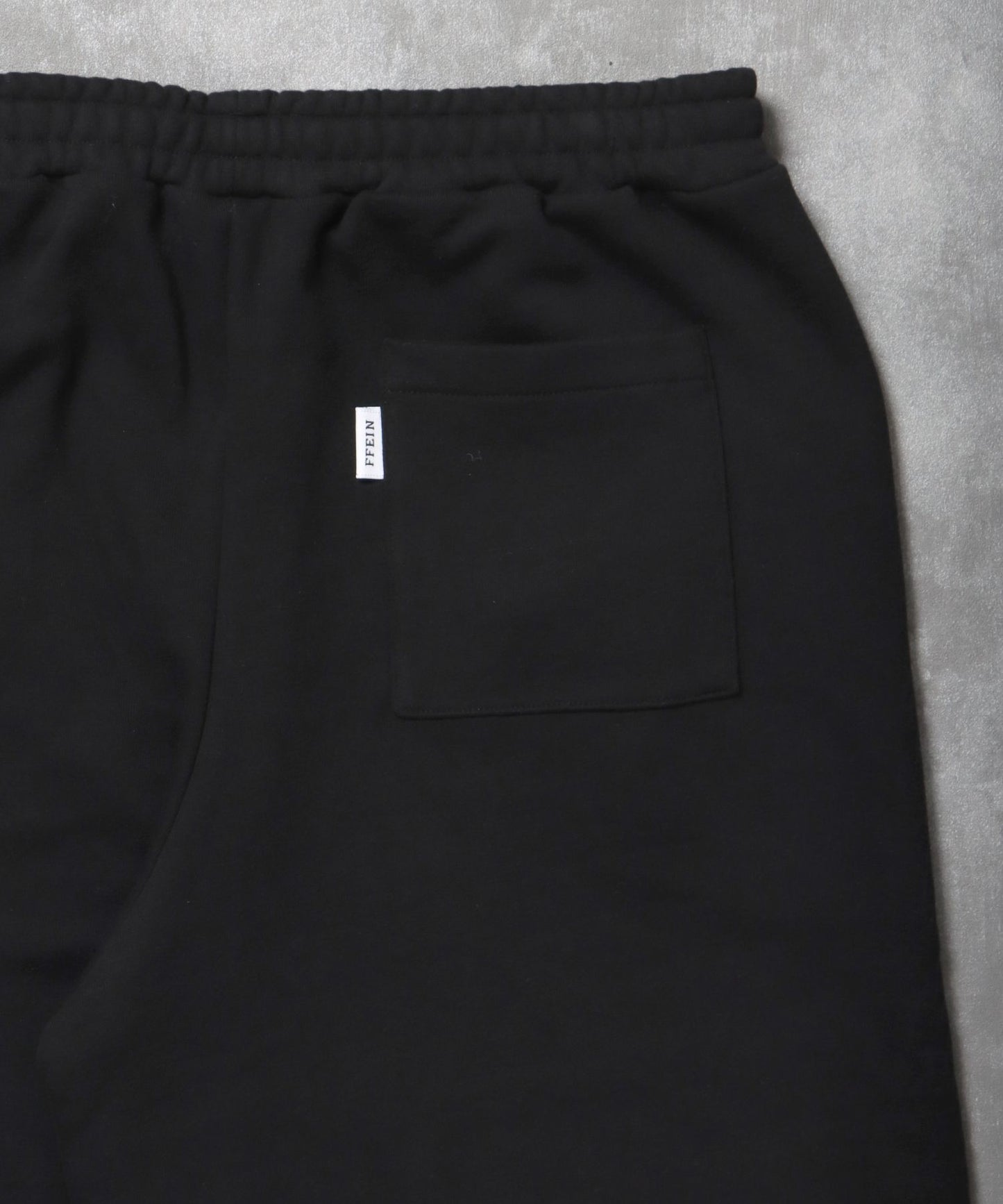 ダブルニーパギースウェットパンツ / ダブルニー スウェット 裏毛 パンツ リベット ブラック
