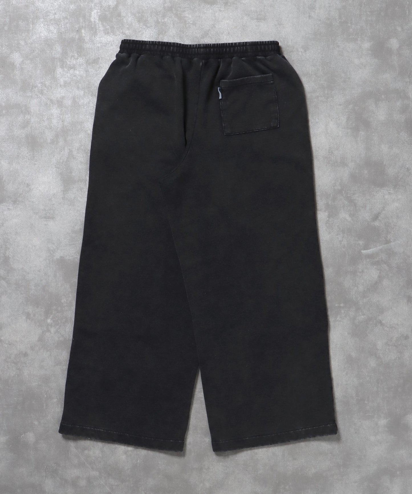 ダブルニーパギースウェットパンツ / ダブルニー スウェット 裏毛 パンツ リベット チャコール