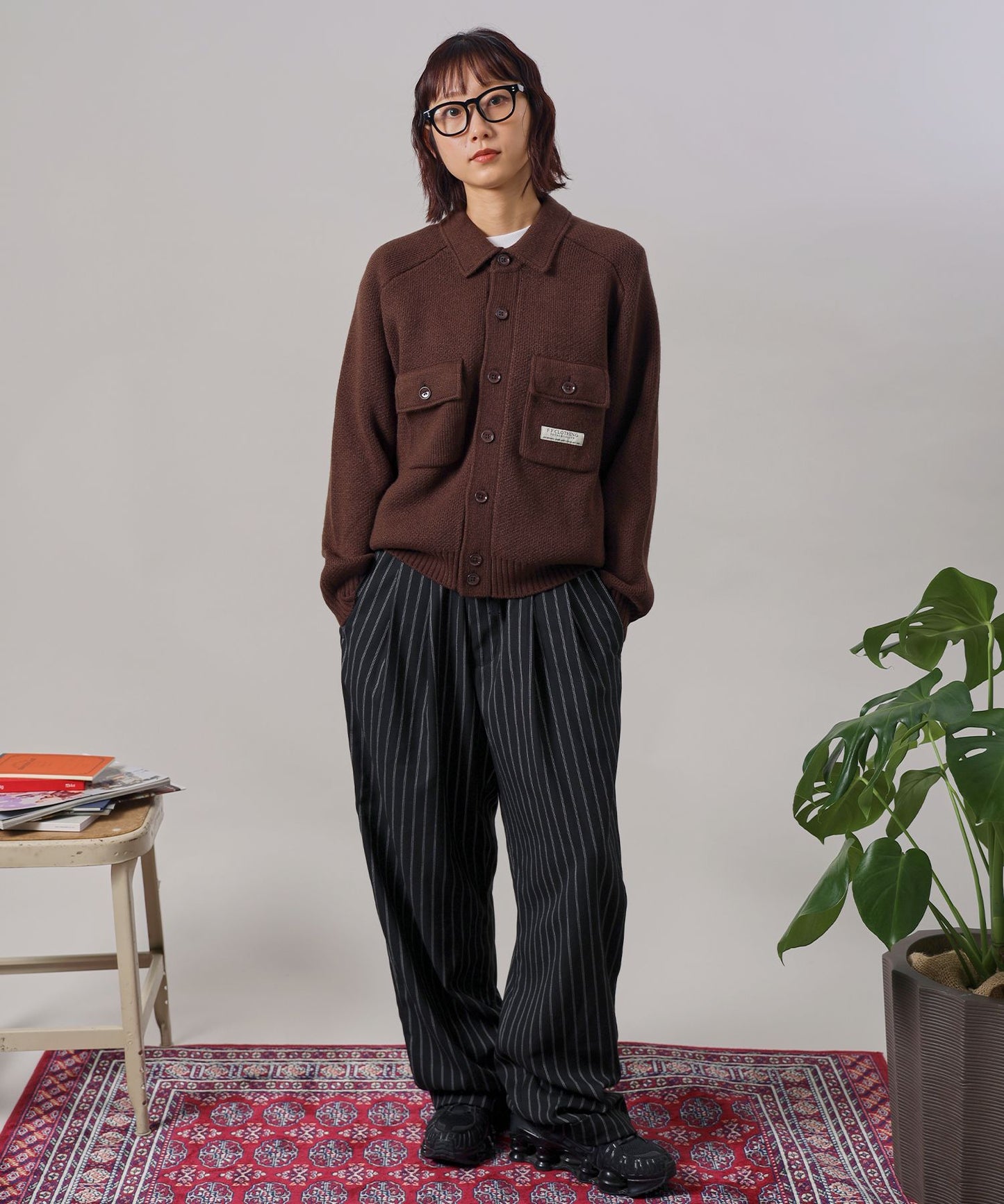 モデル：H163 Size:M：ブラウン