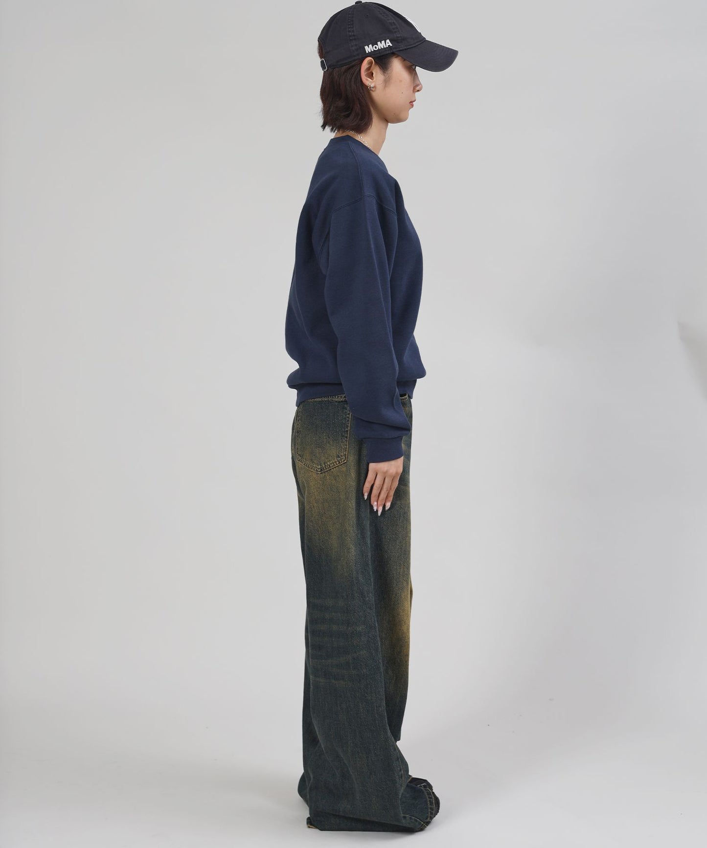 モデル：H163 Size:Sネイビー