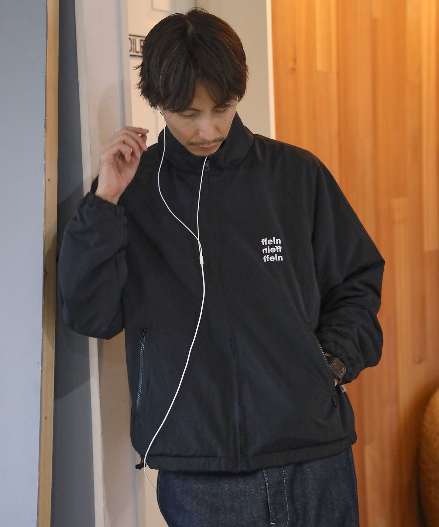 モデル：H178Size:Ｌ ブラック(表)