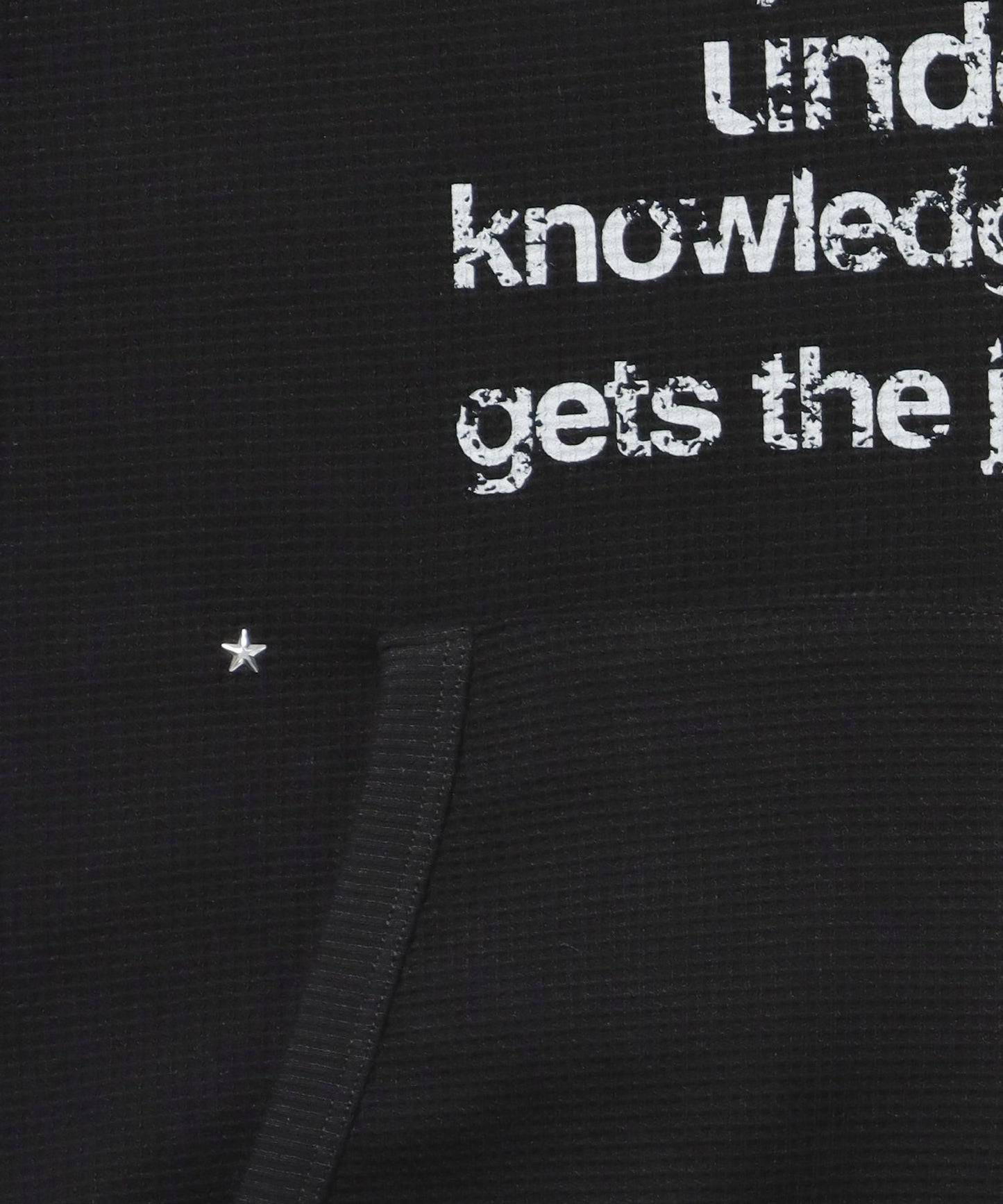 THERMAL LADIES ZIP UP LADIES / ワッフル レディース ジップパーカー サーマル ダブルジップ フーディ ブラック