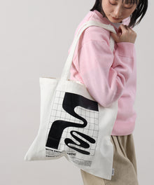 グラフィックプリントトートバッグ / 11.5オンス コットンキャンバス トート ホワイト