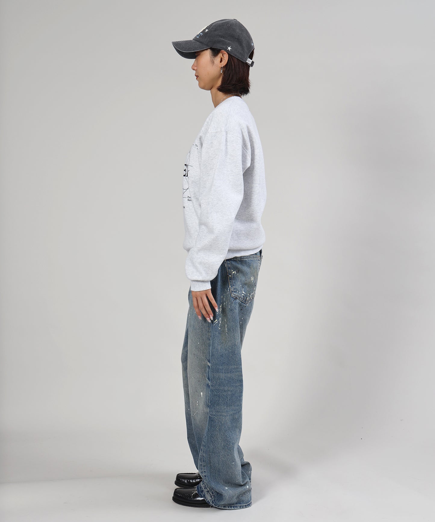 モデル：H163 Size : M アッシュグレー