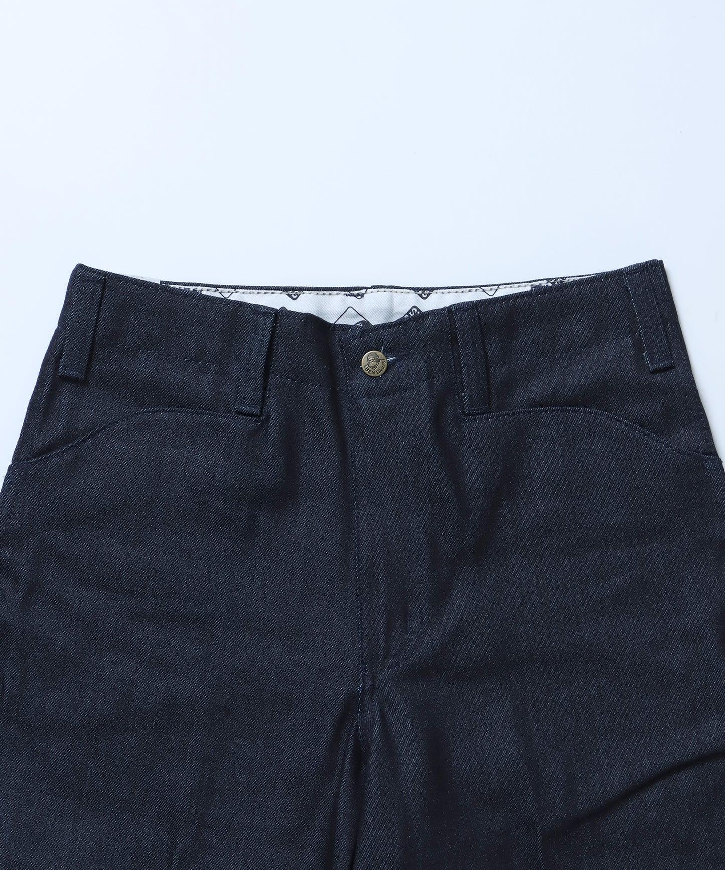 USA GORILLA CUT DENIM PANTS / ゴリラカット 12oz デニム エクストラワイドパンツ  センタープレス フリスコ メキシコ産 ネイビー