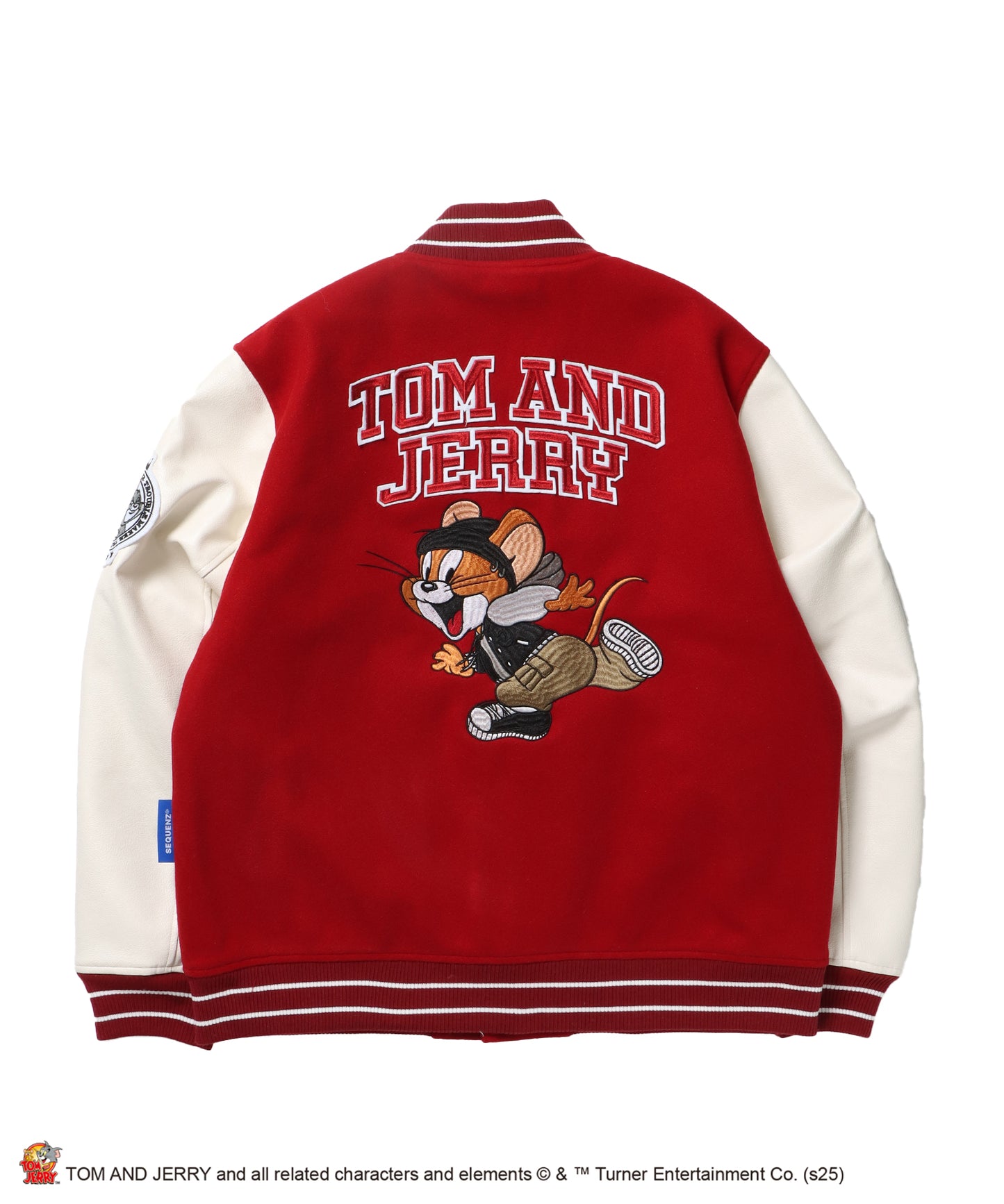 TJ 2025 STADIUM JACKET / オーバーサイズ ビッグシルエット 刺繍 アウター ジャケット レッド