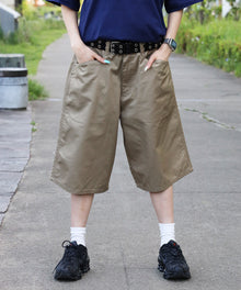 BIG WORK SHORTS ベージュ / ワークショーツ パンツ ビックシルエット