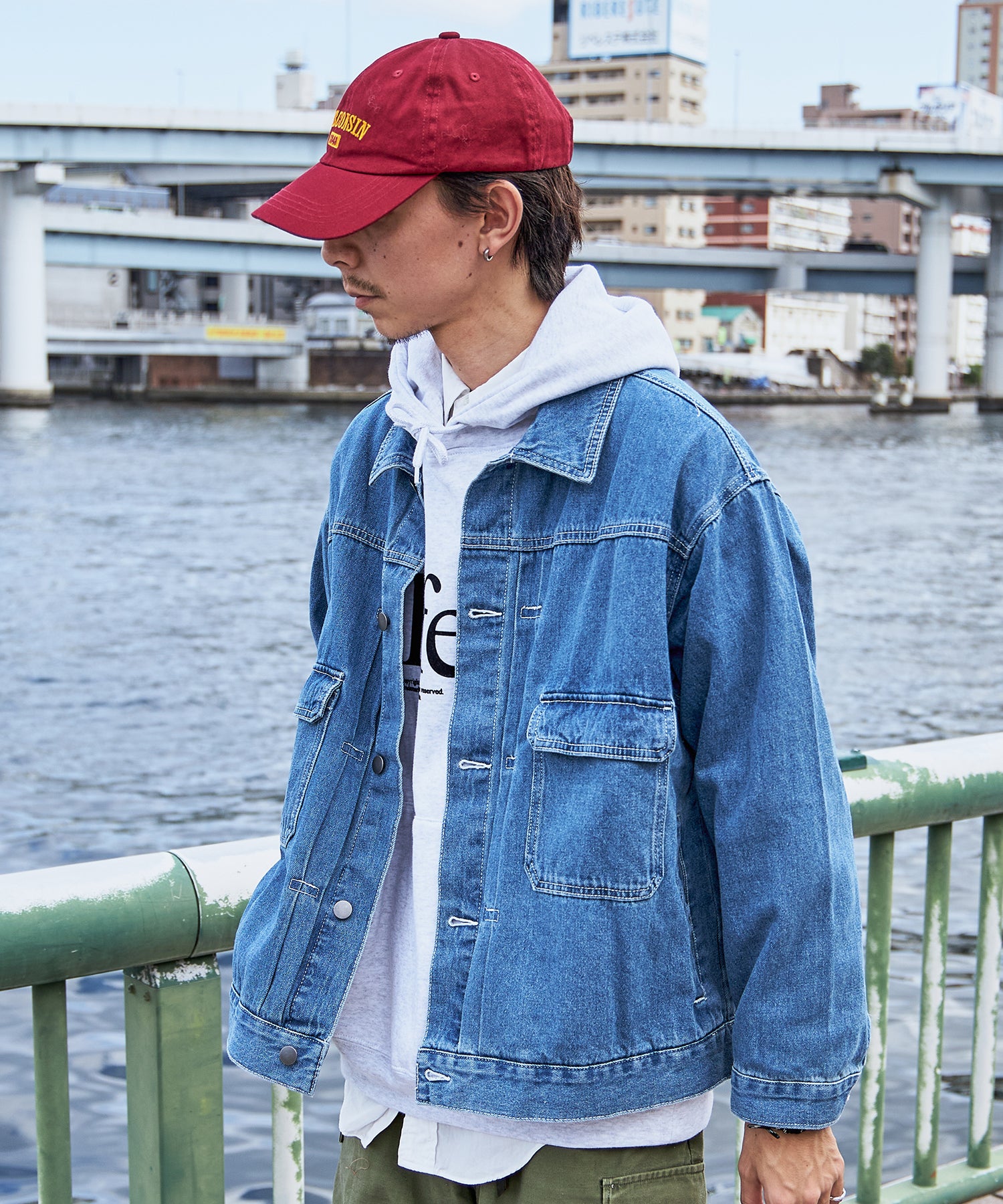 FFEIN/フェイン】オーバーサイズデニムジャケット ブルー – NAVAL