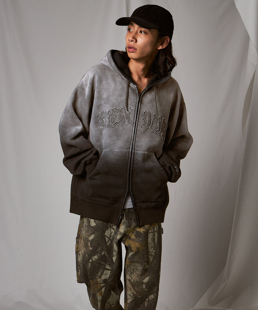 巴　穏ページ Besmirch-Hoodie---Green-