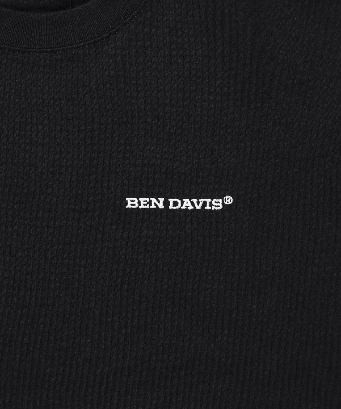 LABELS TEE / Tシャツ 半袖 クルーネック 刺繍 ワンポイント プリント ユニセックス オーバーサイズ ブラック