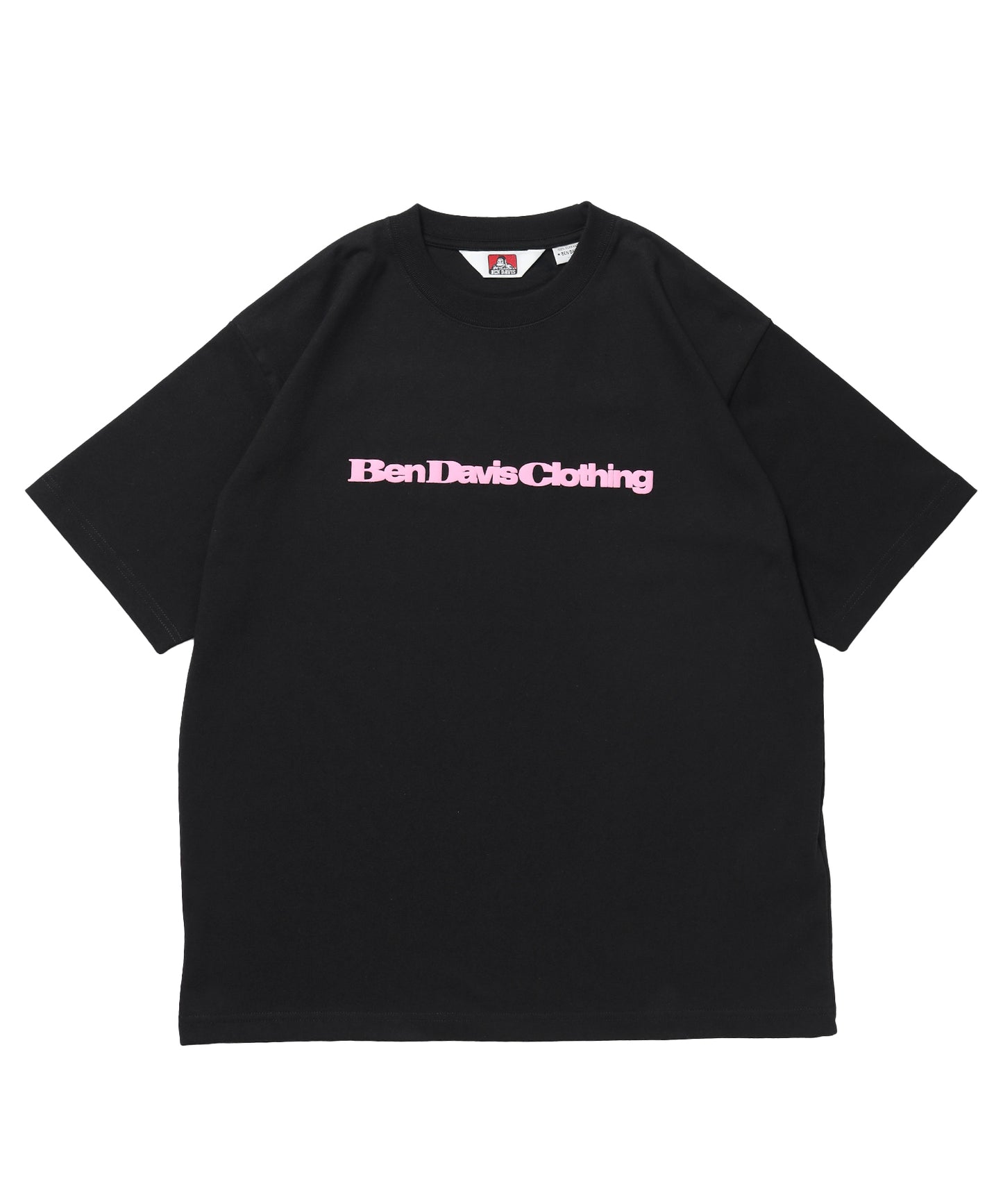 COLOR LOGO TEE / Tシャツ 半袖 クルーネック プリント ワンポイント ユニセックス オーバーサイズ ブラック