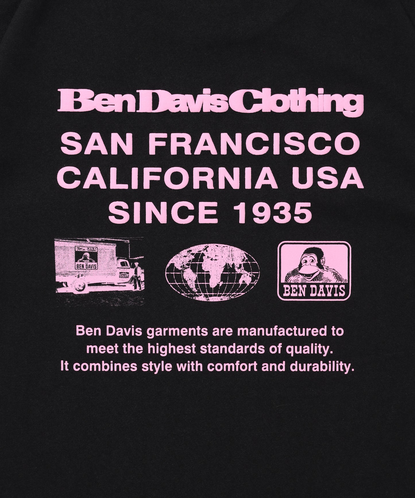 COLOR LOGO TEE / Tシャツ 半袖 クルーネック プリント ワンポイント ユニセックス オーバーサイズ ブラック